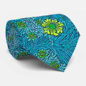 ウィリアム·モリス·マリゴルド、ターコイズ&コバルト·ブルー ネクタイ (ロール)