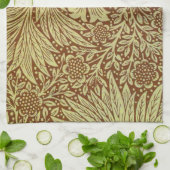 ウィリアム・モリス・マリゴールドアンティーク花柄 キッチンタオル (折り畳み)