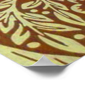 ウィリアム・モリス・マリゴールドアンティーク花柄 ポスター (角)