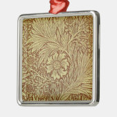 ウィリアム・モリス・マリゴールドアンティーク花柄 メタルオーナメント (左)