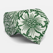 ウィリアム・モリス・マリゴールド・グリーン・フローラ・ウォーパ ネクタイ (ロール)