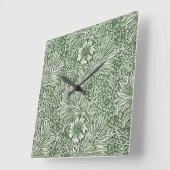 ウィリアム·モリス·マリゴールド スクエア壁時計 (傾斜)