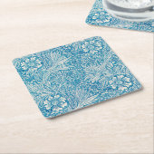 ウィリアム・モリス「マリゴールド」スクエア紙コースター スクエアペーパーコースター (アングル)