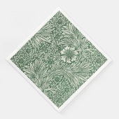 ウィリアム・モリス・マリーゴールド緑のフローラ花 (コーナー)