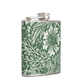 ウィリアム・モリス・マリーゴールド緑のフローラ花 フラスク (右)