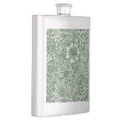 ウィリアム・モリス・マリーゴールド緑のフローラ花 フラスク (右)