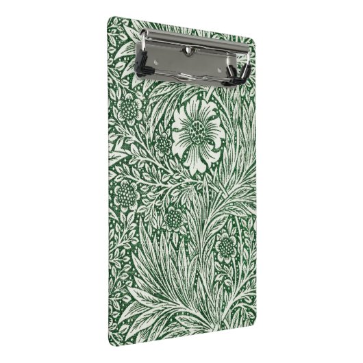 ウィリアム・モリス・マリーゴールド緑のフローラ花 ミニクリップボード (アングル)