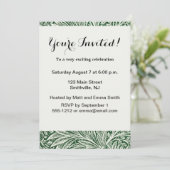 ウィリアム・モリス・マリーゴールド緑のフローラ花 招待状 (スタンド正面)