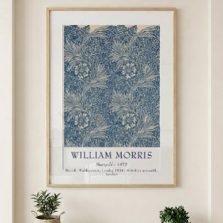 ウィリアム・モリス・マリーゴールド 1875 ビンテージ植物画 ポスター