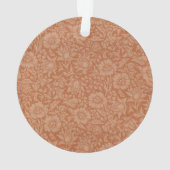 ウィリアム・モリス・マロウフローラ壁紙デザイン オーナメント (裏面)