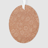 ウィリアム・モリス・マロウフローラ壁紙デザイン オーナメント (正面)