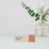 ウィリアム・モリス・マロウフローラ壁紙デザイン スキニー名刺 (スタンド正面)