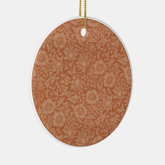 ウィリアム・モリス・マロウフローラ壁紙デザイン セラミックオーナメント (右)