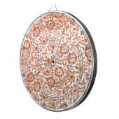 ウィリアム・モリス・マロウフローラ壁紙デザイン ダーツボード (正面右)