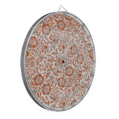 ウィリアム・モリス・マロウフローラ壁紙デザイン ダーツボード (正面左)