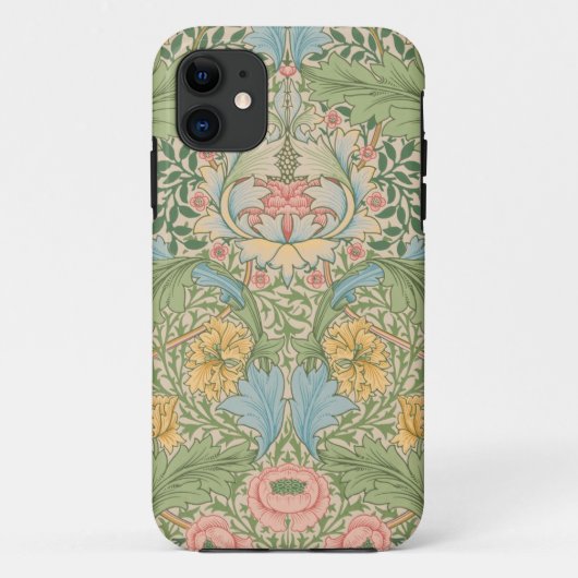 ウィリアム・モリス ミートルフラワー フローラル ボタニカル Case-Mate iPhoneケース (裏面)