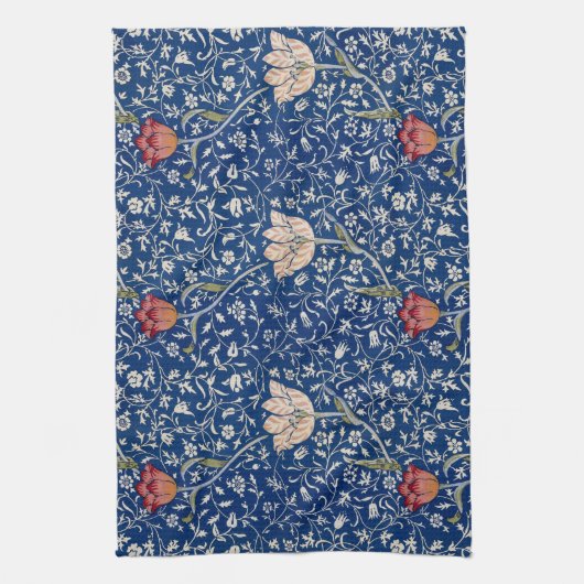 ウィリアム・モリス・メドウェイ・パターン キッチンタオル (縦)