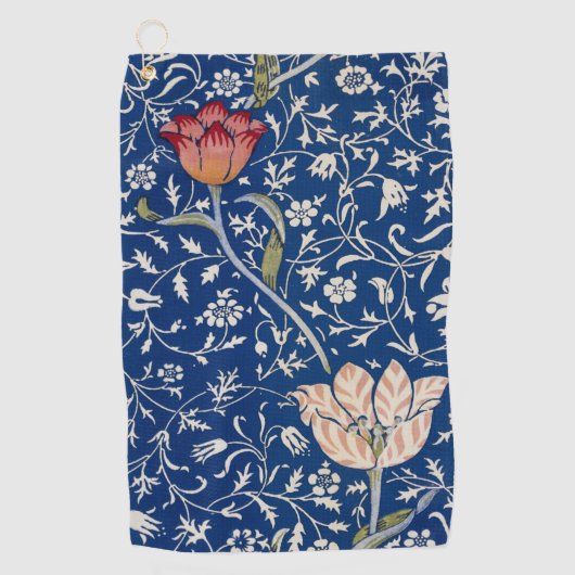 ウィリアム・モリス・メドウェイ・パターン ゴルフタオル (正面)