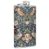 ウィリアム・モリス モノグラム ストロベリー・シーフ フラスク (右)