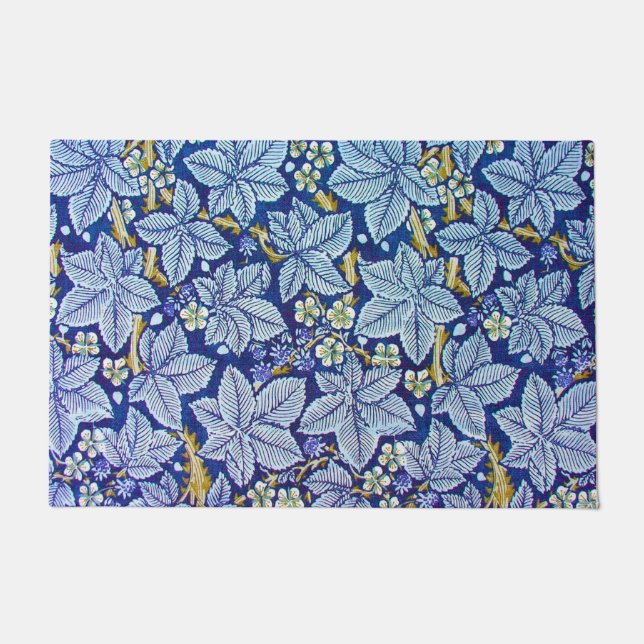 ウィリアム・モリス・ラズベリー・ツリー ドアマット (正面)