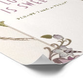 ウィリアム・モリス ラベンダー フォト ゲストブック サイン (角)