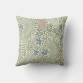 ウィリアム・モリス・ラークスパーフローラ壁紙 クッション (裏面)