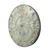 ウィリアム・モリス・ラークスパーフローラ壁紙 ダーツボード (正面右)