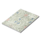 ウィリアム・モリス・ラークスパーフローラ壁紙 ノートパッド (回転)