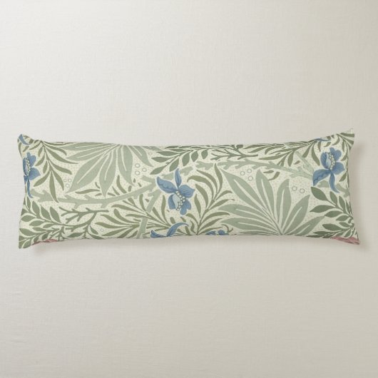 ウィリアム・モリス・ラークスパーフローラ壁紙 ボディピロー (裏面)