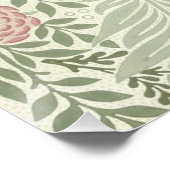 ウィリアム・モリス・ラークスパーフローラ壁紙 ポスター (コーナー)