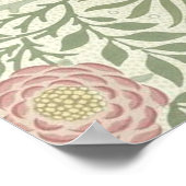 ウィリアム・モリス・ラークスパーフローラ壁紙 ポスター (角)