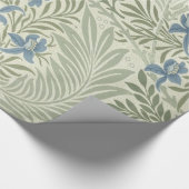 ウィリアム・モリス・ラークスパーフローラ壁紙 ラッピングペーパー (角)