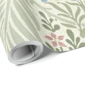 ウィリアム・モリス・ラークスパーフローラ壁紙 ラッピングペーパー (ロールコーナー)