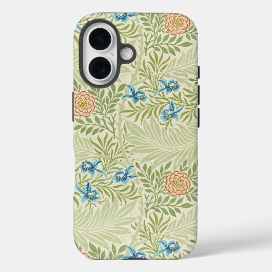 ウィリアム・モリス・ラークスパー花柄 Case-Mate iPhoneケース (裏面)