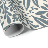 ウィリアム・モリス・ラークスパー ラッピングペーパー (ロールコーナー)
