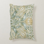 ウィリアム・モリス・リリーとザクロクラシックネ花 アクセントクッション (正面(垂直))