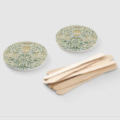 ウィリアム・モリス・リリーとザクロクラシックネ花 ハンドファン (組立なし)