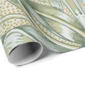 ウィリアム・モリス・リリーとザクロクラシックネ花 ラッピングペーパー (ロールコーナー)