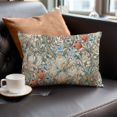 ウィリアム・モリス・リリーアールヌーボーフローラルパターンAcc アクセントクッション