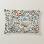 ウィリアム・モリス・リリーアールヌーボーフローラルパターンAcc アクセントクッション (裏面)