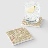 ウィリアム・モリス・リリーアールヌーボー ストーンコースター (横)