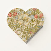 ウィリアム・モリス・リリーアールヌーボー ノートブック (裏面)