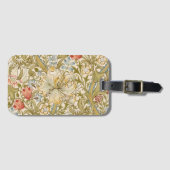 ウィリアム・モリス・リリーアールヌーボー ラゲッジタグ (正面横)