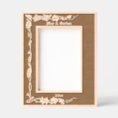 ウィリアム・モリス・リーフィーつる植物ケmscottプレ縁どス レーザー彫刻フレーム (正面)