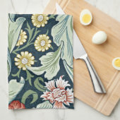 ウィリアム・モリス – レスターヴィンテージフローラデザイン キッチンタオル (四つ折り)