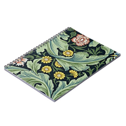 ウィリアム・モリス – レスターヴィンテージフローラデザイン ノートブック (左側)