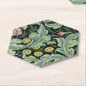 ウィリアム・モリス – レスターヴィンテージフローラデザイン ペーパーコースター (アングル)