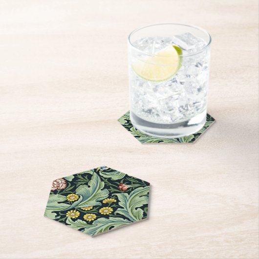 ウィリアム・モリス – レスターヴィンテージフローラデザイン ペーパーコースター (インサイチュ)