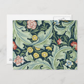 ウィリアム・モリス – レスターヴィンテージフローラデザイン ポストカード (正面/裏面)