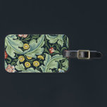 ウィリアム・モリス – レスターヴィンテージフローラデザイン ラゲッジタグ<br><div class="desc">William Morris、Leicester、ヴィンテージフローラデザイン独身の、カードスロットの側面</div>